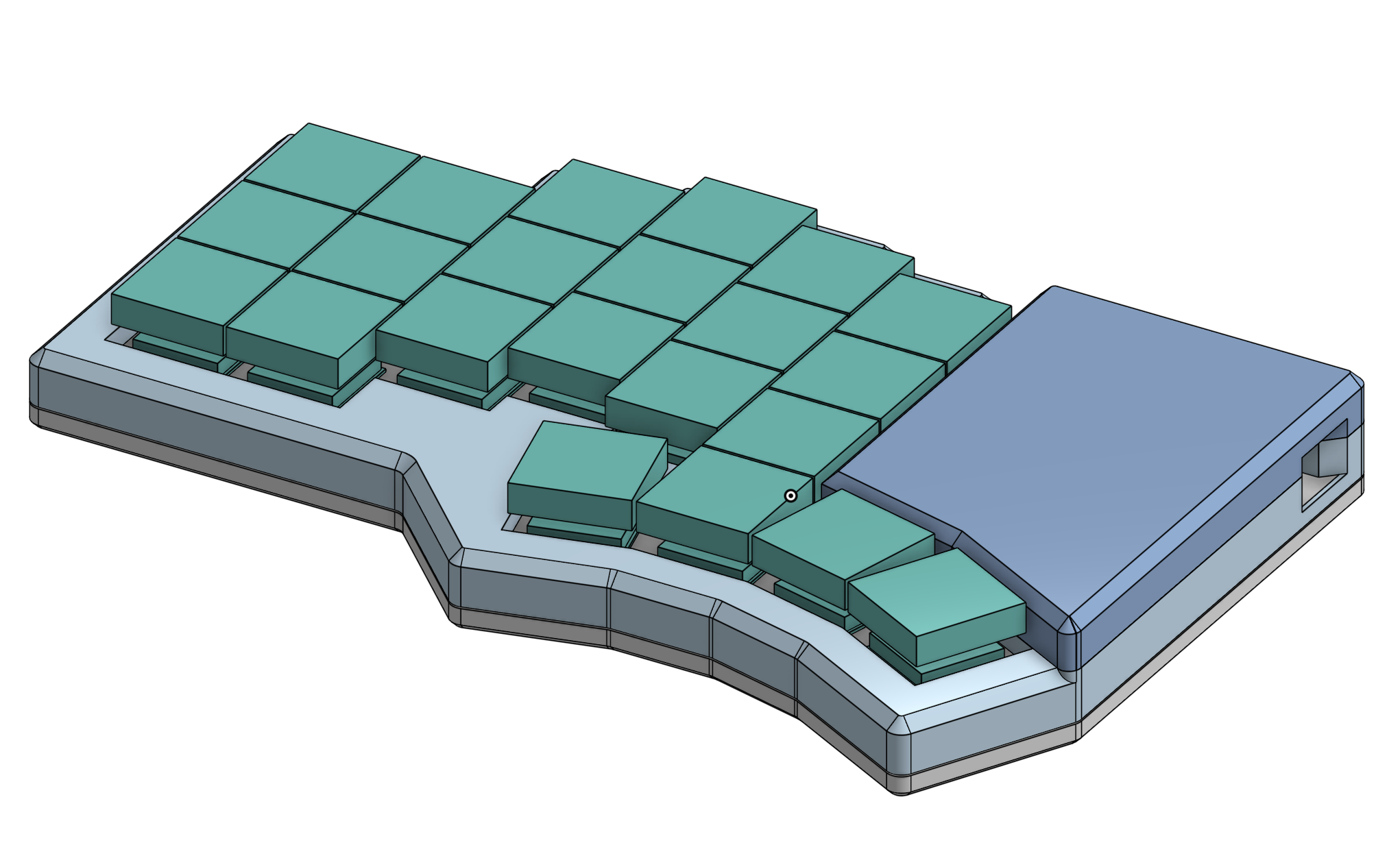 Návrh klávesnice v Onshape